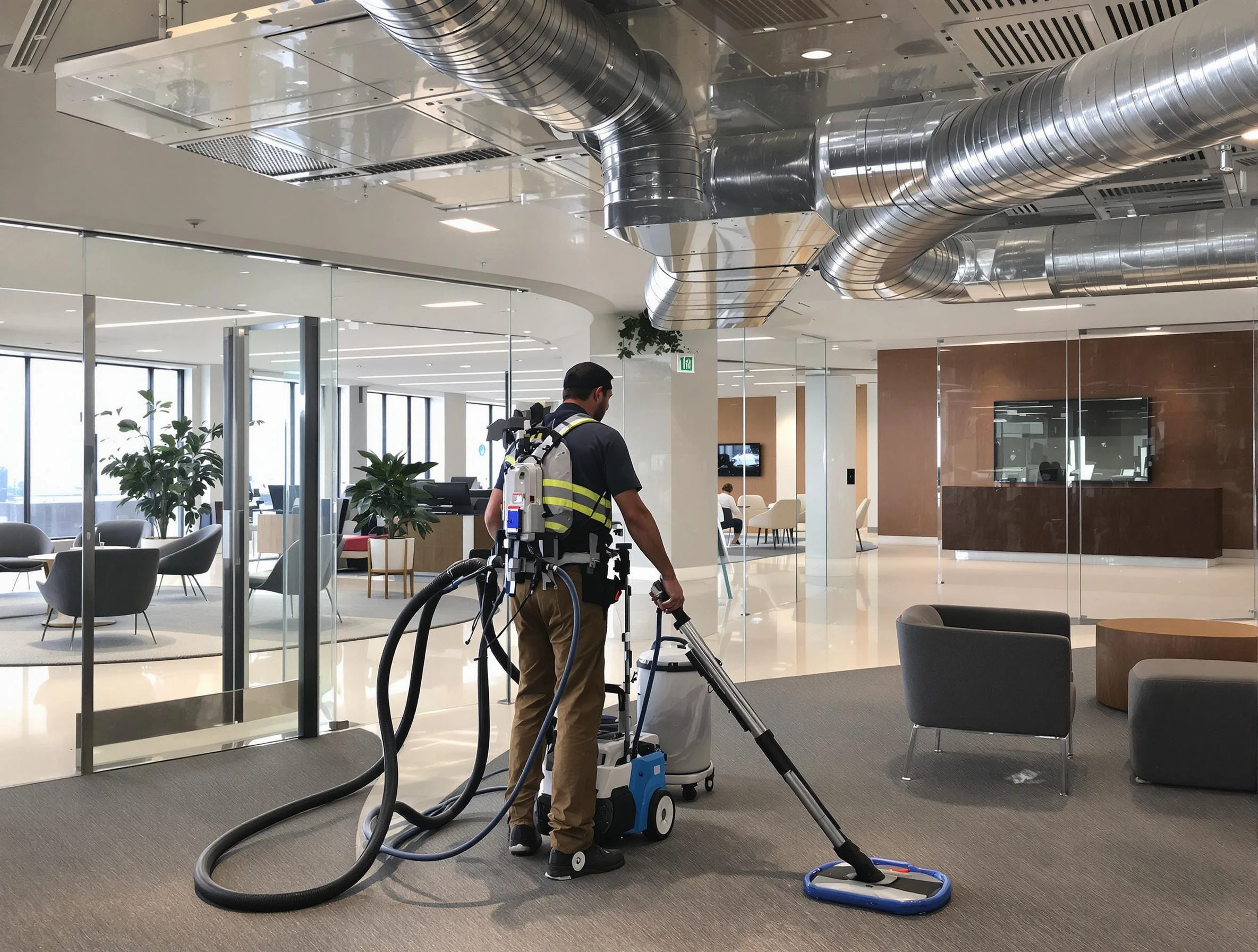 Commercial duct cleaning service by Moreno Valley Air Duct Cleaning in Moreno Valley