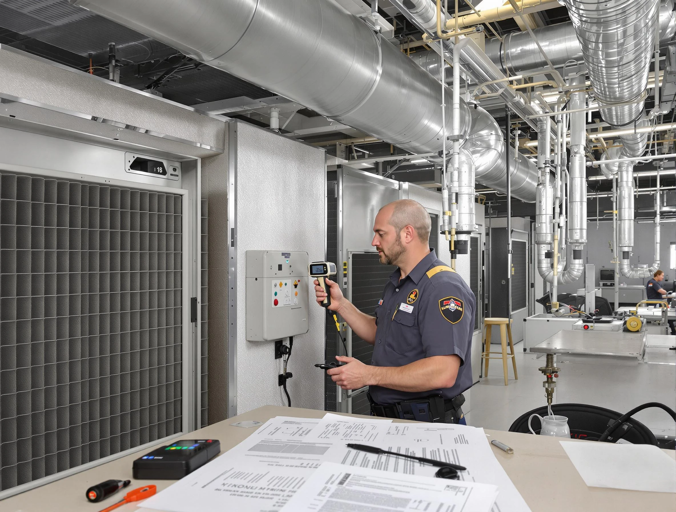 Professional filter system inspection by Moreno Valley Air Duct Cleaning in Moreno Valley