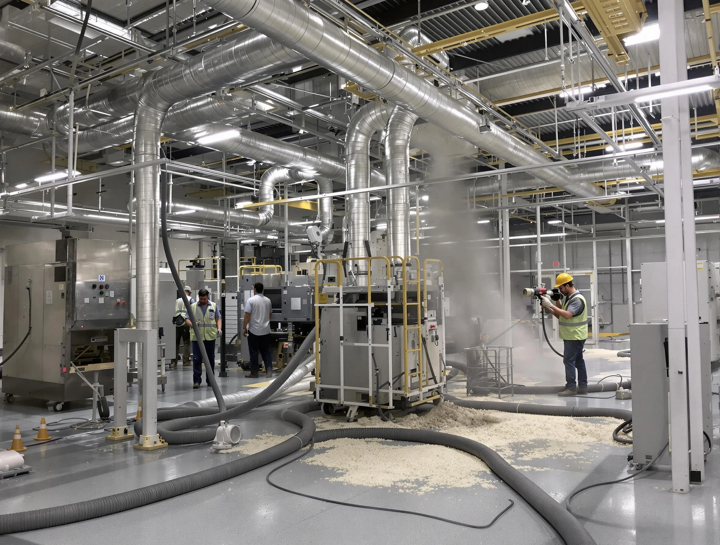 Heavy-duty industrial duct cleaning by Moreno Valley Air Duct Cleaning in Moreno Valley